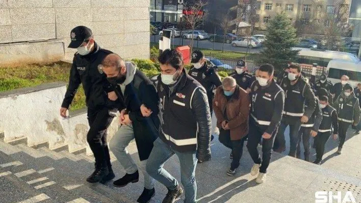 Organize suç örgütü üyeleri eş zamanlı operasyonla yakalandı