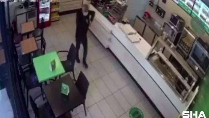 Saniyeler içerisinde 6 bin liralık laptop çaldı o anlar kameralara yansıdı