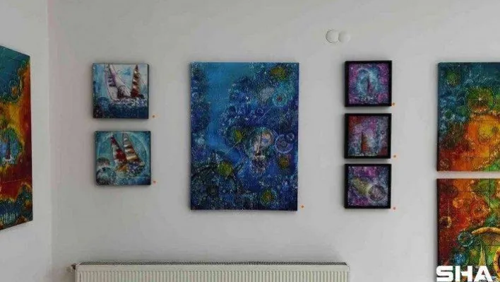 'Sır-lı Seyir' resim sergisi kapılarını açtı