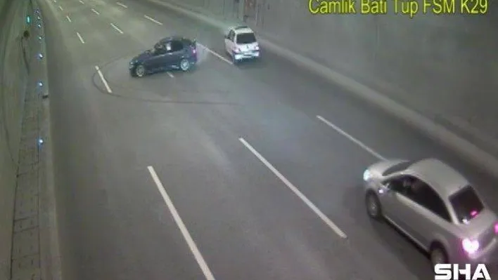 Ümraniye'de tünelde drift yapan sürücüye 6 bin 700 TL ceza