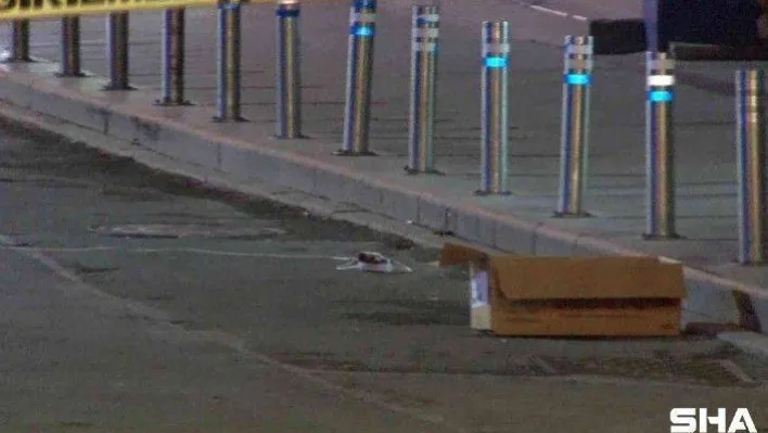 Zeytinburnu AK Parti İlçe Başkanlığı önündeki şüpheli paket fünye ile patlatıldı