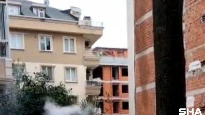 Avcılar'da elektrik kabloları bomba gibi patladı