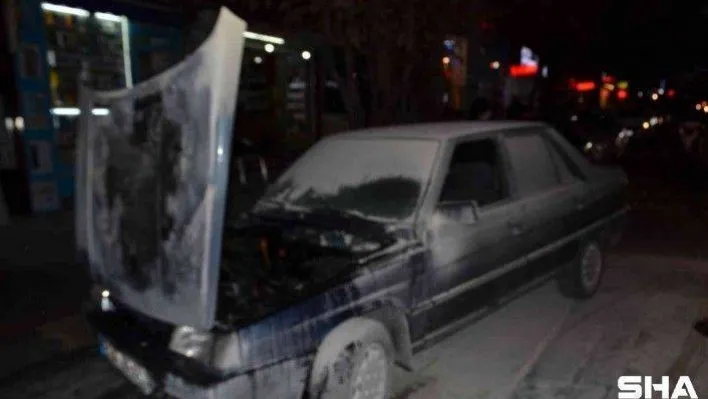 Çorlu'da korku dolu dakikalar: LPG'li araç alev alev yandı