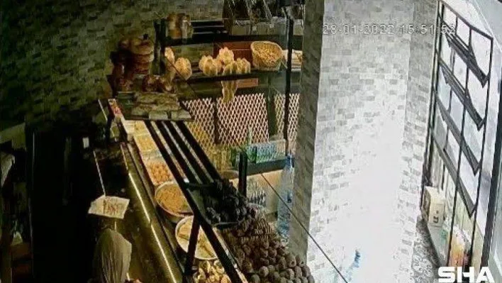 El frenini çekmeyi unutunca kontrolden çıkan kamyonet fırına daldı