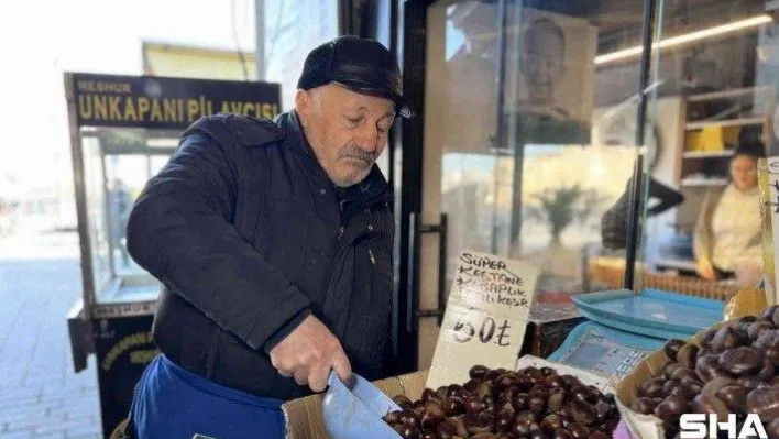 Fiyatı artan kestaneye ilgi devam ediyor