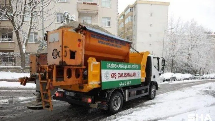 Gaziosmanpaşa kışla mücadele ekipleri 24 saat görev başında