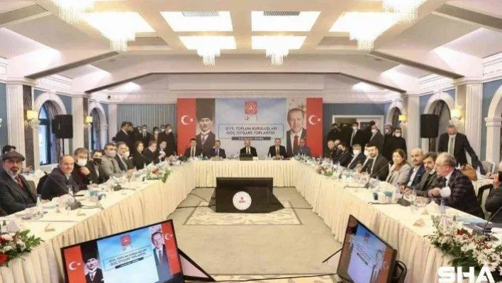 İçişleri Bakanı Süleyman Soylu, STK temsilcileriyle bir araya geldi