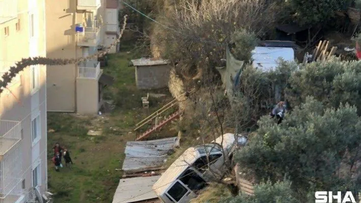 Kamyonet 50 metreden hobi bahçesine uçtu, yaşlı kadın hayatını kaybetti