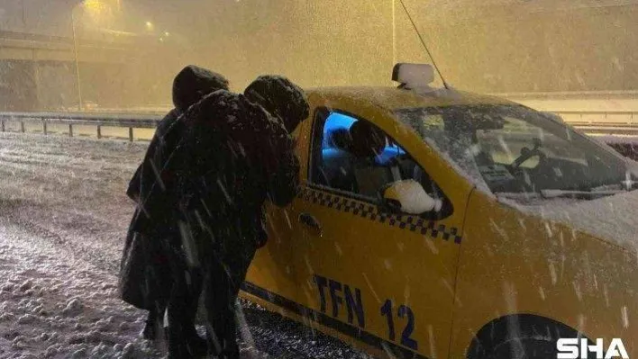 Kar çilesine bir de otobüs çilesi eklendi