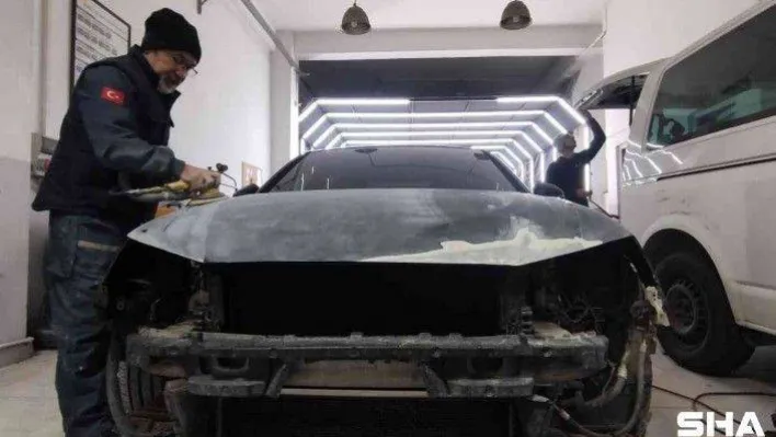 Kar kazaları artırdı, kaportacılarda araç koyacak yer kalmadı