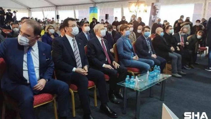 Kılıçdaroğlu ve Akşener Beylikdüzü'nde açılış ve temel atma törenine katıldı