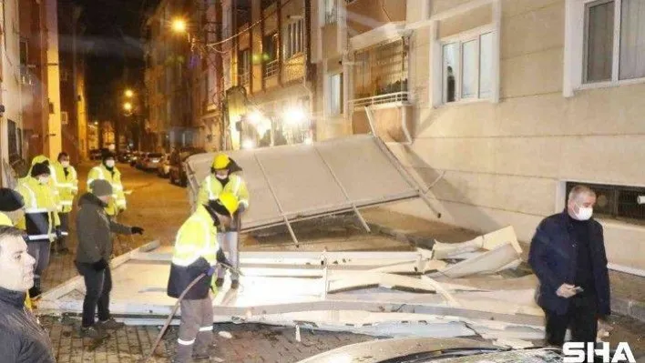 Kırklareli felaketi yaşıyor: Çatılar uçtu, dükkanların camları patladı, ağaçlar devrildi