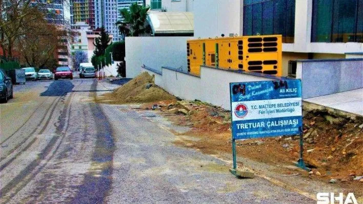 Maltepe sokaklarında 2022'de de çalışmalar devam ediyor