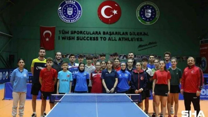Masa Tenisi Milli Takım kampları Bursa'da devam ediyor