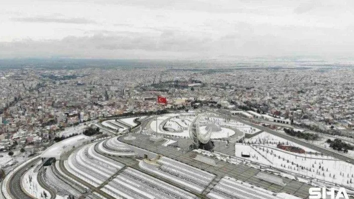 (Özel) Beyazlar içindeki Balıkesir'de masalsı görüntüler oluştu