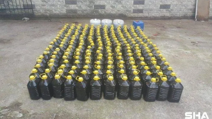 Tekirdağ'da 1 buçuk ton sahte içki ele geçirildi