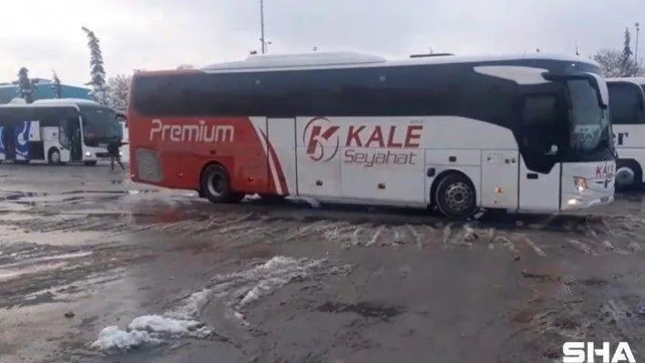 TEM otoyolunun açılmasıyla otobüsler yolculuklarına devam etti