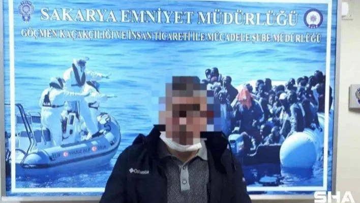 24 yıl hapis cezası bulunan göçmen kaçakçısı Sakarya'da yakalandı