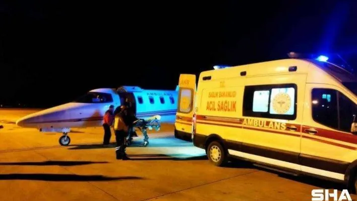 2 günde iki kişi yanık tedavisi için ambulans uçakla Bursa'ya getirildi