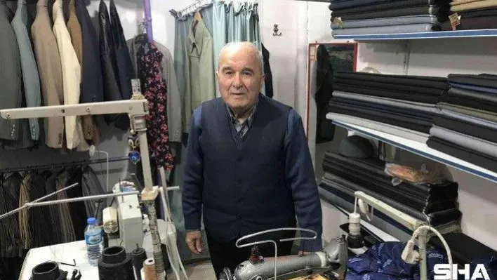 69 yıllık terziden gençlere tavsiye: &quotMeslek okullarını tercih etsinler, asla işsiz kalmazlar&quot