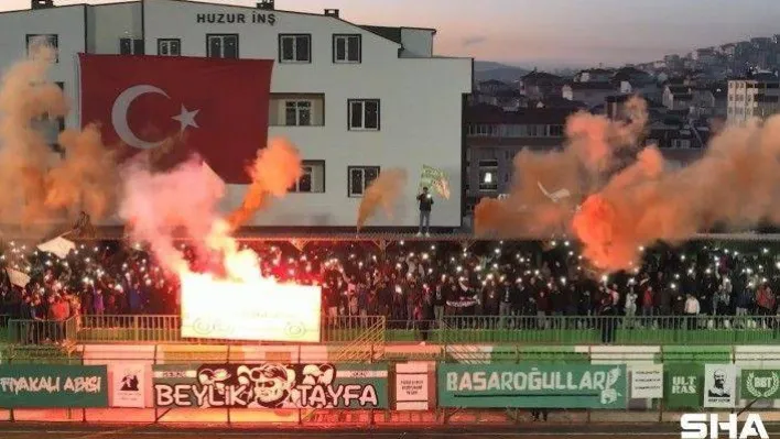 Amatör takımın şampiyonluk kutlaması Süper Lig'i aratmadı