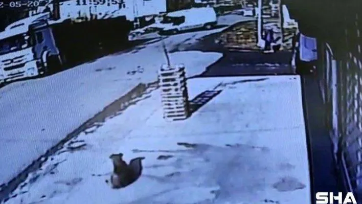 Arnavutköy'de bozuk rögar kapağı kazaya yol açtı