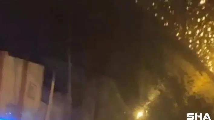 Asker eğlencesinde yol kapatıp drift yaptılar