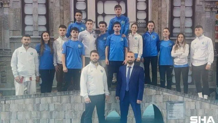 Bursa Büyükşehir Belediyesporlu karateciler kürsüyü es geçmedi