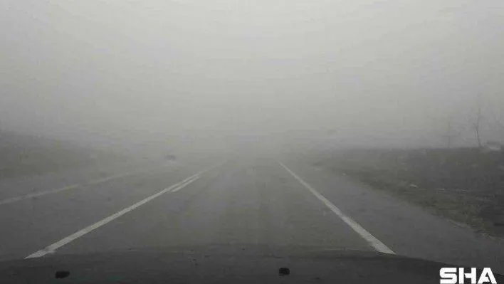 Bursa'da sis ve sağanak etkili oluyor