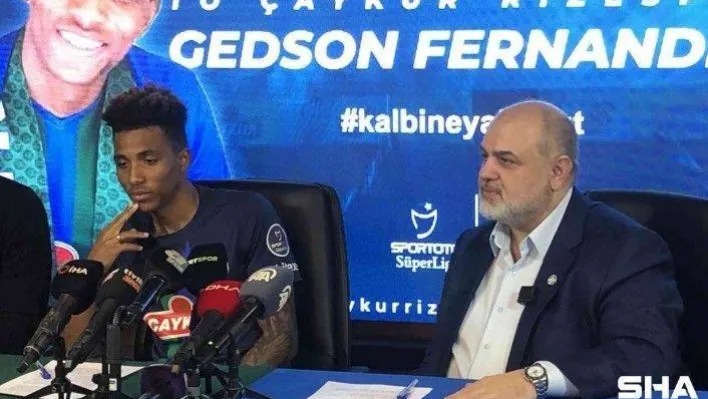 Çaykur Rizespor, Gedson Fernandes ile sözleşme imzaladı