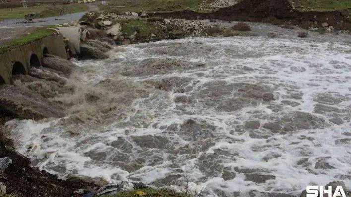Çorlu Deresi'nin debisi yükseldi