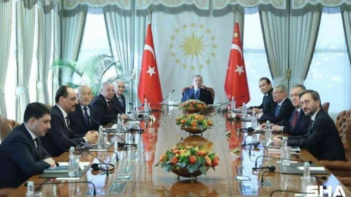 Cumhurbaşkanı Erdoğan, Türk Devletleri Teşkilatı Aksakallar Konseyi heyetini kabul etti