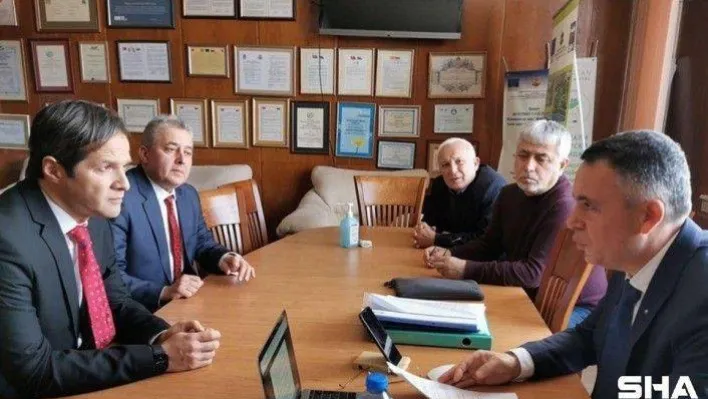 Edirne'den yola çıkan heyet Bulgaristan Kırcaali'de Covıd-19'a dikkat çekti
