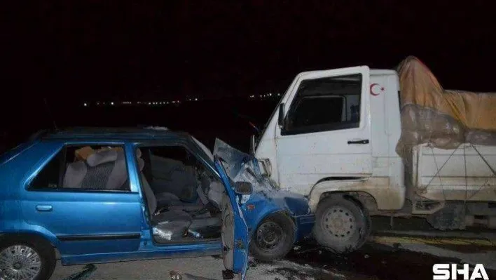 Feci kazada baba öldü, oğlu ağır yaralandı