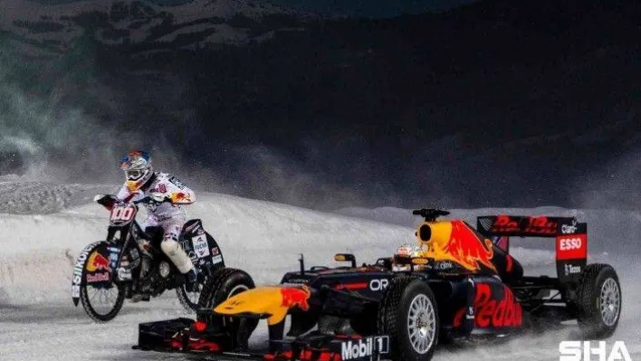 Formula 1'in yeni '1 numarası' Verstappen bu kez buz pistine çıktı
