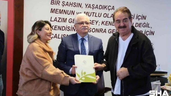 İbrahim Tatlıses AVM projesi imza törenine katıldı