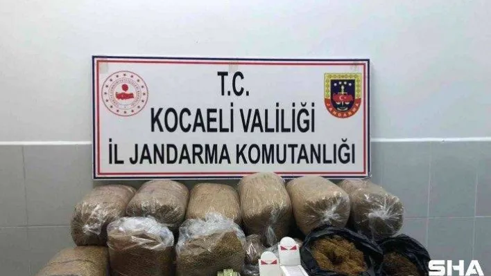 Kaçak sigara operasyonunda 76 kilo tütün ele geçirildi