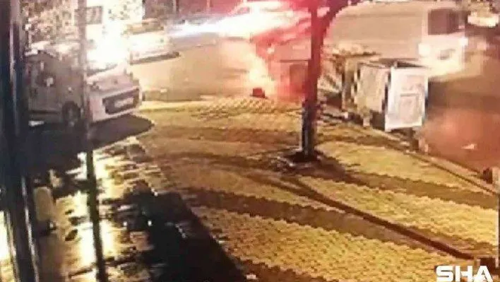 Sancaktepe'de sürücü çarptığı kadına birkaç saniye bakıp kaçtı