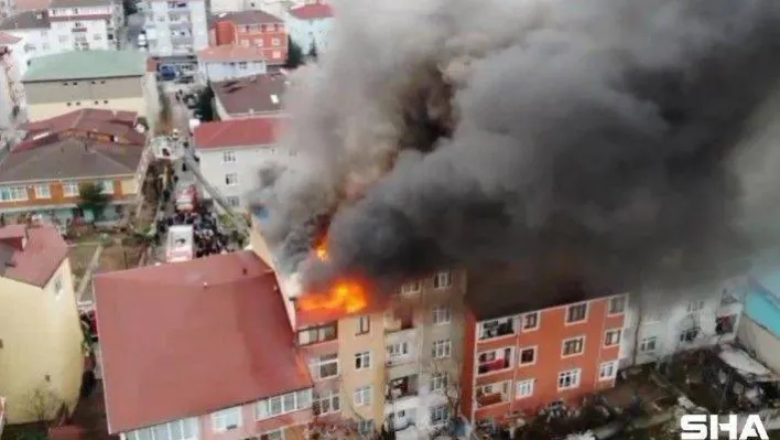 Sultanbeyli'de alev alev yanan evde 12 yaşındaki çocuk hayatını kaybetti