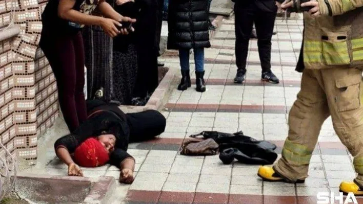 Sultangazi'de evinin yandığını gören yabancı uyruklu kadın sinir krizi geçirdi