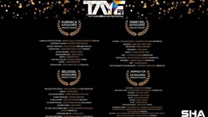 TAYF Uluslararası Kısa Film Festivali sinemaseverlere kapılarını açıyor