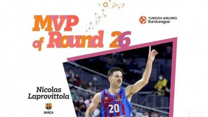 THY Euroleague'de 26. haftanın MVP'si Nicolas Laprovittola