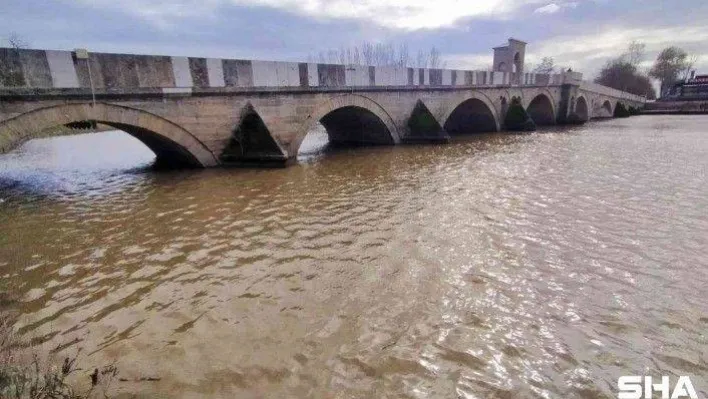 Tunca Nehri'nin debisi 3 günde üç kat arttı
