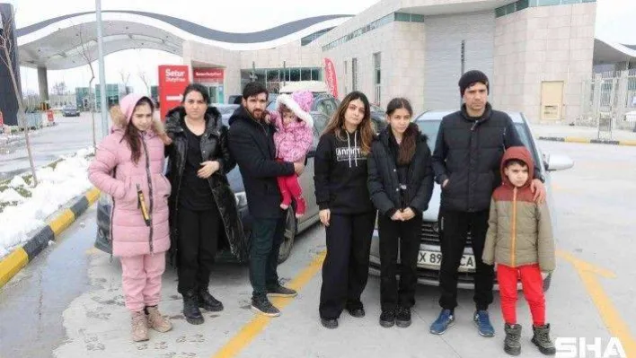 Azerbaycanlı aile Rus bombardımanından son anda kurtulmuş