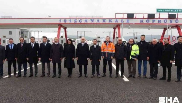 Bakan Karaismailoğlu: '1915 Çanakkale Köprüsü'nde işlerimiz tamam'