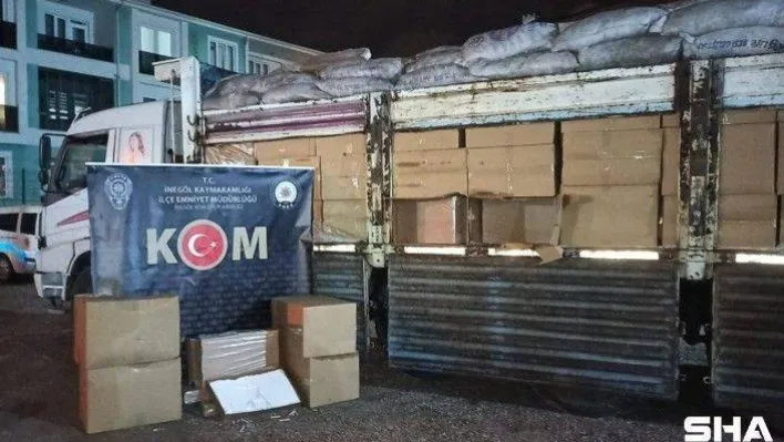 Bursa'da büyük operasyon... 4,5 milyon adet ele geçirildi
