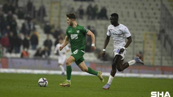 Bursaspor'un en agresif futbolcusu İsmail Yüksek