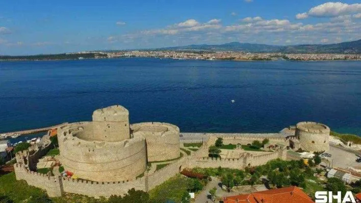 Çanakkale'de, 252 yıllık tarihi Namazgah Tabyasının sur duvarları restore ediliyor