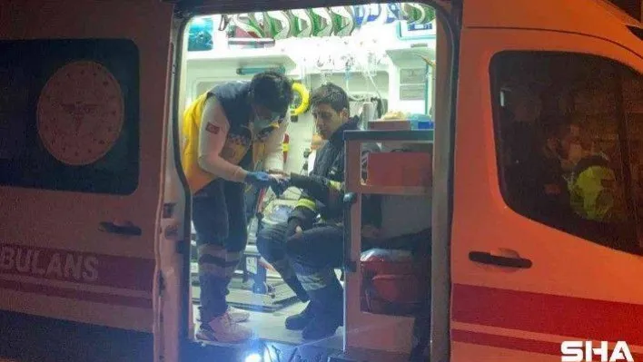 Dubleks daire alev alev yanarak kullanılamaz hale geldi