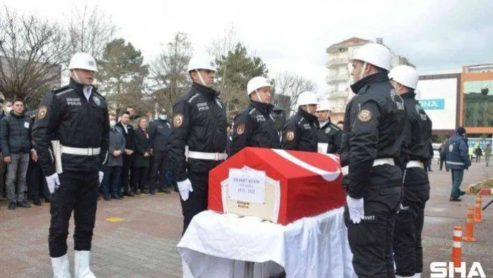 Hayatını kaybeden polis memuru törenle memleketine uğurlandı